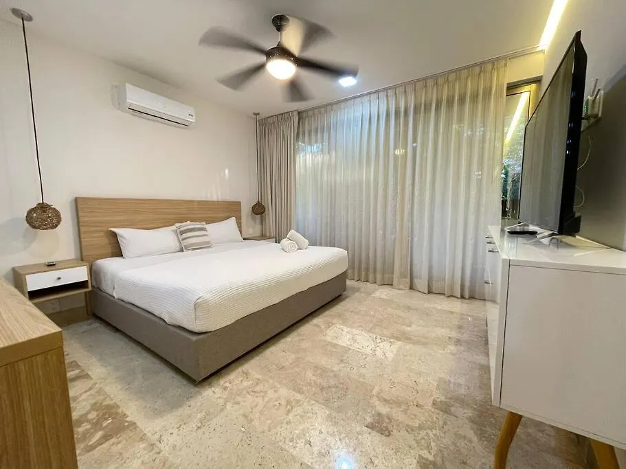 Gaia Condo De Lujo Comodo Y Tranquilo En Aldea Zama Tulum Apartment