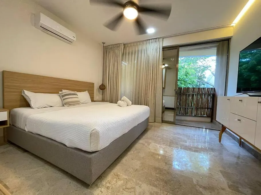 Gaia Condo De Lujo Comodo Y Tranquilo En Aldea Zama Tulum